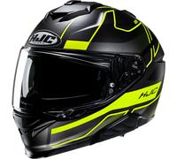 HJC i71 Iorix Casco, nero-giallo, taglia S per maschi