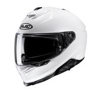 HJC I71 Piana Lucida Perla Bianca Casco Integrale Con Visiera Per Moto
