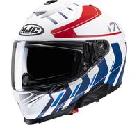 HJC i71 Simo Casco, bianco-rosso-blu, taglia L per maschi