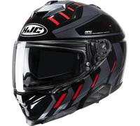 HJC i71 Simo Casco, nero/rosso, Taglia S (55/56)