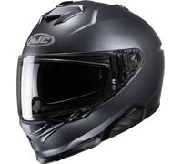 HJC i71 Solid Casco, nero-grigio, taglia S per maschi