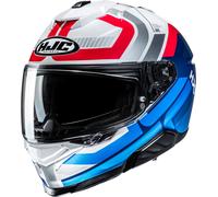 HJC i71 Viz Casco, bianco/blu/rosso, Taglia M (57/58)