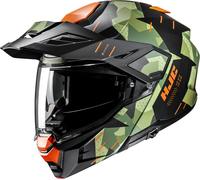 HJC i80 Roki Casco, nero-verde-arancione, taglia 2XL per maschi