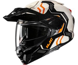 HJC i80 Velly Casco, bianco/nero/arancione, Taglia XS (54/55)