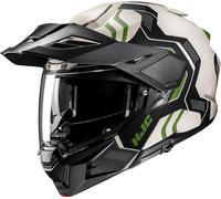 HJC i80 Velly Casco, bianco/nero/verde, Taglia L (58/59)