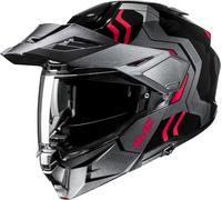 HJC i80 Velly Casco, nero/rosso, Taglia S (55/56)