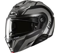 HJC i91 Arven Casco, nero-grigio, taglia S per maschi