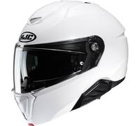 HJC i91 Solid Casco, bianco, taglia M per maschi