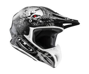 HJC R-PHA X Seeze Casco cross, Bianco/nero, Taglia XS (53/54)