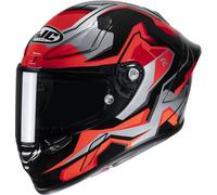 HJC RPHA 1 Nomaro Casco, nero-grigio-rosso, taglia XL per maschi