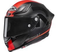 HJC RPHA 1 Senin Casco, nero/rosso, Taglia XXL (62/63)