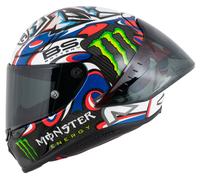 HJC RPHA 1 V2 Carbon Quart. Le Mans 3 MC21 Casco Integrale unisex bianca, taglia S