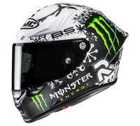 HJC RPHA 1 V2 Carbon Snow.Diab. MC10SF Casco Integrale M unisex nero