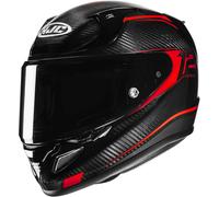 HJC RPHA 12 Carbon Keres Casco, nero-rosso, taglia 2XL per maschi