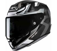 HJC RPHA 12 Carbon Xentra Casco, nero/bianco/grigio, Taglia XL (60/61)