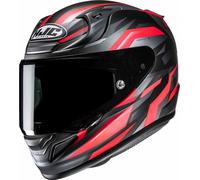 HJC RPHA 12 Dravix Casco, nero/grigio/rosso, Taglia XL (60/61)