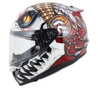 HJC, Casco Moto Integrale RPHA 12 KEPINA White/Red MC1, M