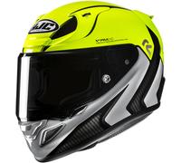 HJC RPHA 12 Kos Casco, Argento/Giallo, Taglia XS (54/55)
