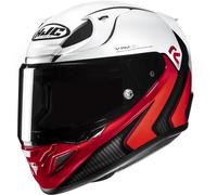 HJC RPHA 12 Kos Casco, bianco/rosso, Taglia L (58/59)