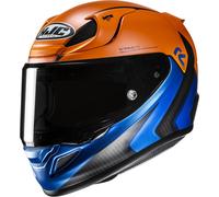 HJC RPHA 12 Kos Casco, blu-arancione, taglia L per maschi