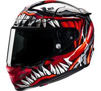 HJC RPHA 12 Maximized Venom Marvel Casco, nero-bianco-rosso, taglia S per maschi