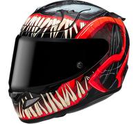 HJC RPHA 12 Venom 3 Marvel Casco, nero-bianco-rosso, taglia S per maschi