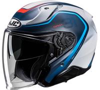 HJC RPHA 31 Kouv Casco Jet, bianco-blu, taglia XL per maschi