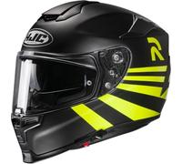 HJC Rpha 70 Stipe Casco Moto Sport Touring, Nero/Giallo, M, 57-58 cm