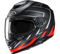 HJC RPHA 71 Carbon Cano Casco, nero/arancione, Taglia S (55/56)