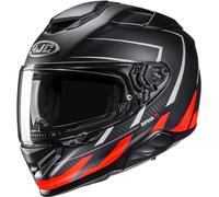 HJC RPHA 71 Carbon Cano Casco, nero/arancione, Taglia XXL (62/63)