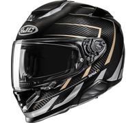 HJC RPHA 71 Carbon Cano Casco, nero/argento/oro, Taglia S (55/56)