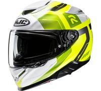 HJC RPHA 71 Cozad Casco, bianco-verde-giallo, taglia S per maschi