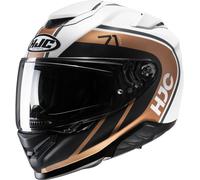 HJC RPHA 71 Mapos Casco, bianco/nero/bronzo, Taglia XXL (62/63)