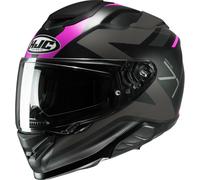 HJC RPHA 71 Pinna Casco, nero-rosa, taglia 2XS per maschi
