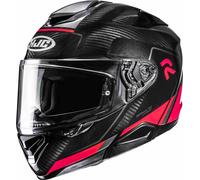 HJC RPHA 72 Carbon Fynex Casco, nero-rosso, taglia M per maschi