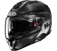 HJC RPHA 91 Carbon Elig Casco, nero-bianco-argento, taglia M per maschi