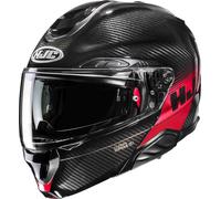 HJC Casco modulare RPHA 91 CARBON ELIG MC1 – Nero/Rosso – Taglia M