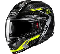 HJC RPHA 91 Carbon Lagos Casco, nero/giallo, Taglia L (58/59)