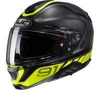 HJC RPHA 91 Rafino Casco, nero-giallo, taglia XL per maschi