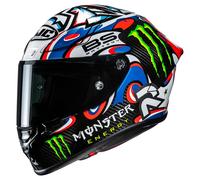 HJC RPHA1 V2 Carbon Quart. Le Mans 3 MC21 Casco Integrale M unisex bianca