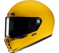 HJC V10 Solid Casco, giallo, Taglia XS (54/55)