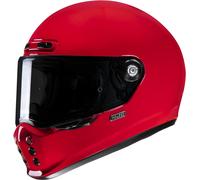 HJC V10 Solid Casco, rosso, Taglia L (58/59)