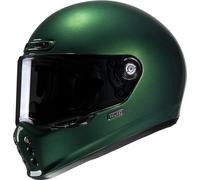 HJC V10 Solid Casco, verde, taglia L per maschi