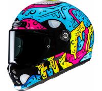 Casco V10 SQUEEZE Giallo Azzurro HJC - UE: S