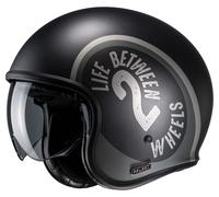 HJC V30 Harvey MC5SF Casco Jet unisex nero, taglia XL