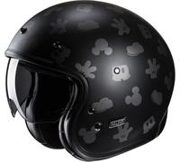 HJC V31 Disney Mickey Retro Casco Jet, nero/grigio, Taglia S (55/56)