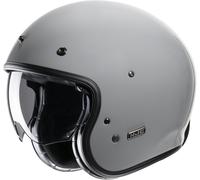 HJC V31 Solid Retro Casco Jet, grigio, Taglia XS (54/55)