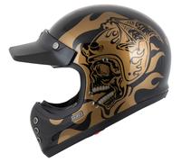 HJC V60 Flame MC9 Casco Integrale M unisex oro
