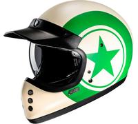 HJC V60 Nyx Casco, Bianco/Verde, Taglia XL (60/61)