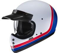 HJC V60 Scoby Casco, bianco/rosso/blu, Taglia XS (54/55)